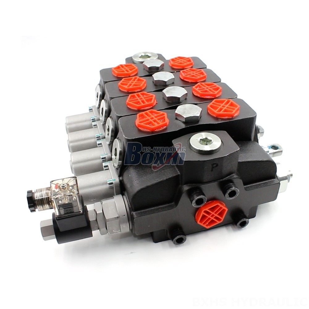 SD8-Electric unloading valve Manual 4 Spool Sectional Directional Valve | Private Label cover photo